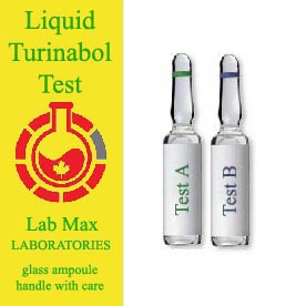 Turinabol liquid presence test